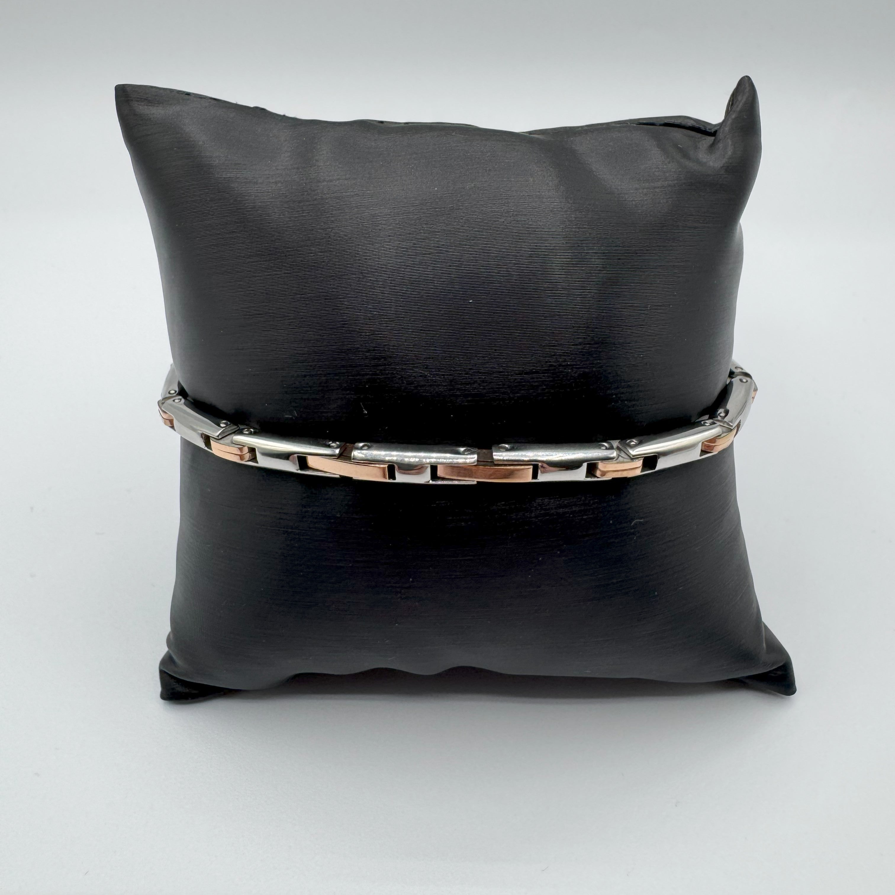 Bracciale Bikkembergs In Acciao Con Diamanti Neri Da 0,29Ct