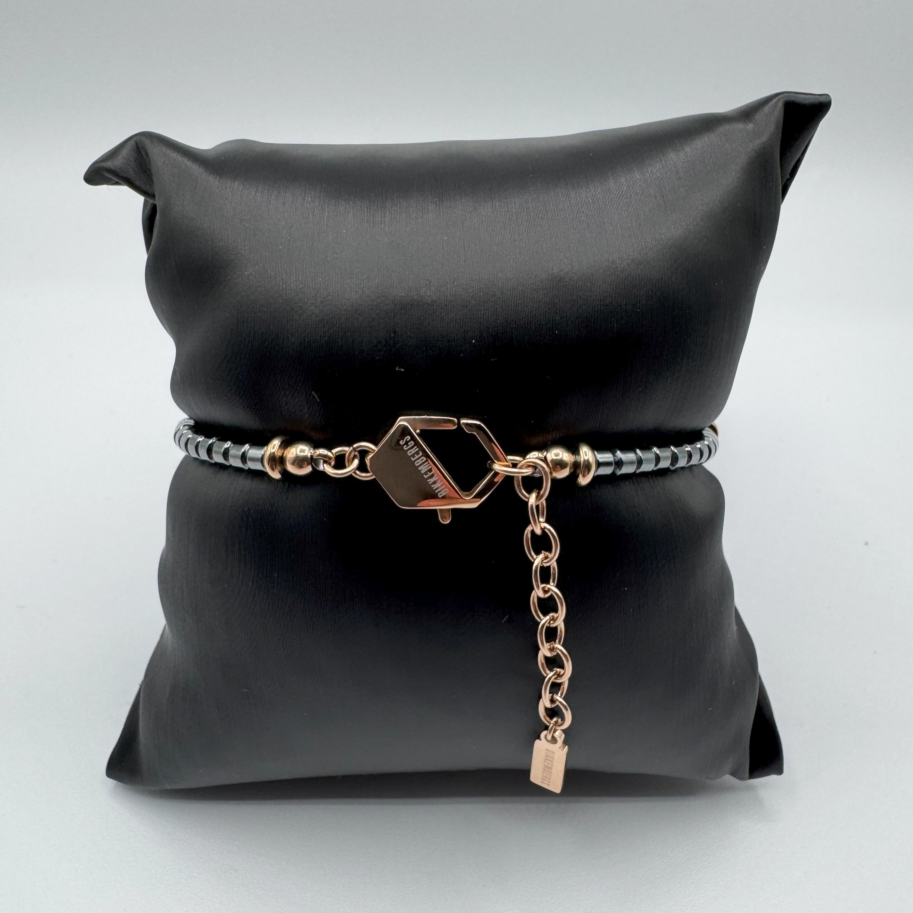 Bracciale Bikkembergs In Acciao Con Diamante Nero Da 0,01Ct