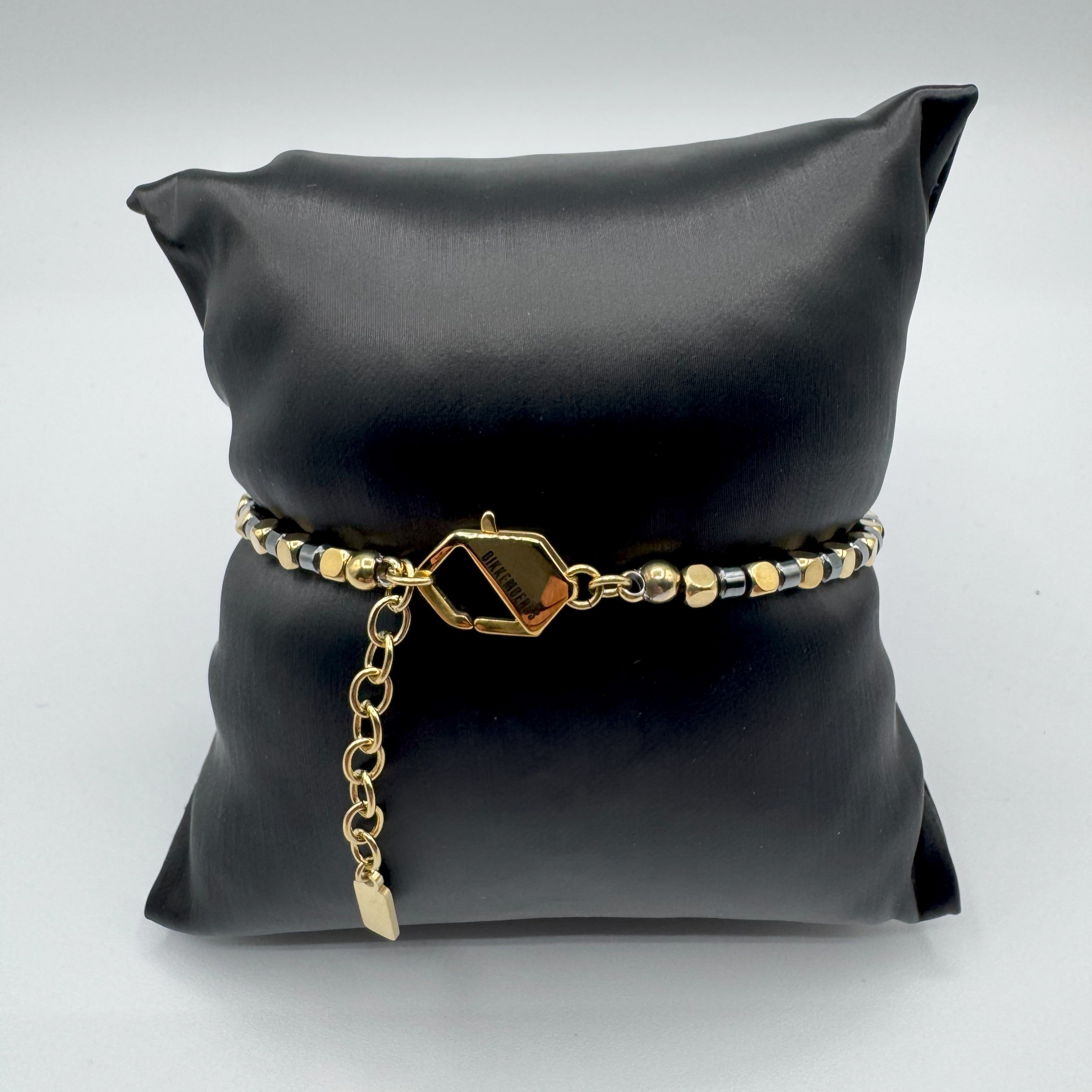 Bracciale Bikkembergs In Acciao Con Diamante Nero Da 0,01Ct