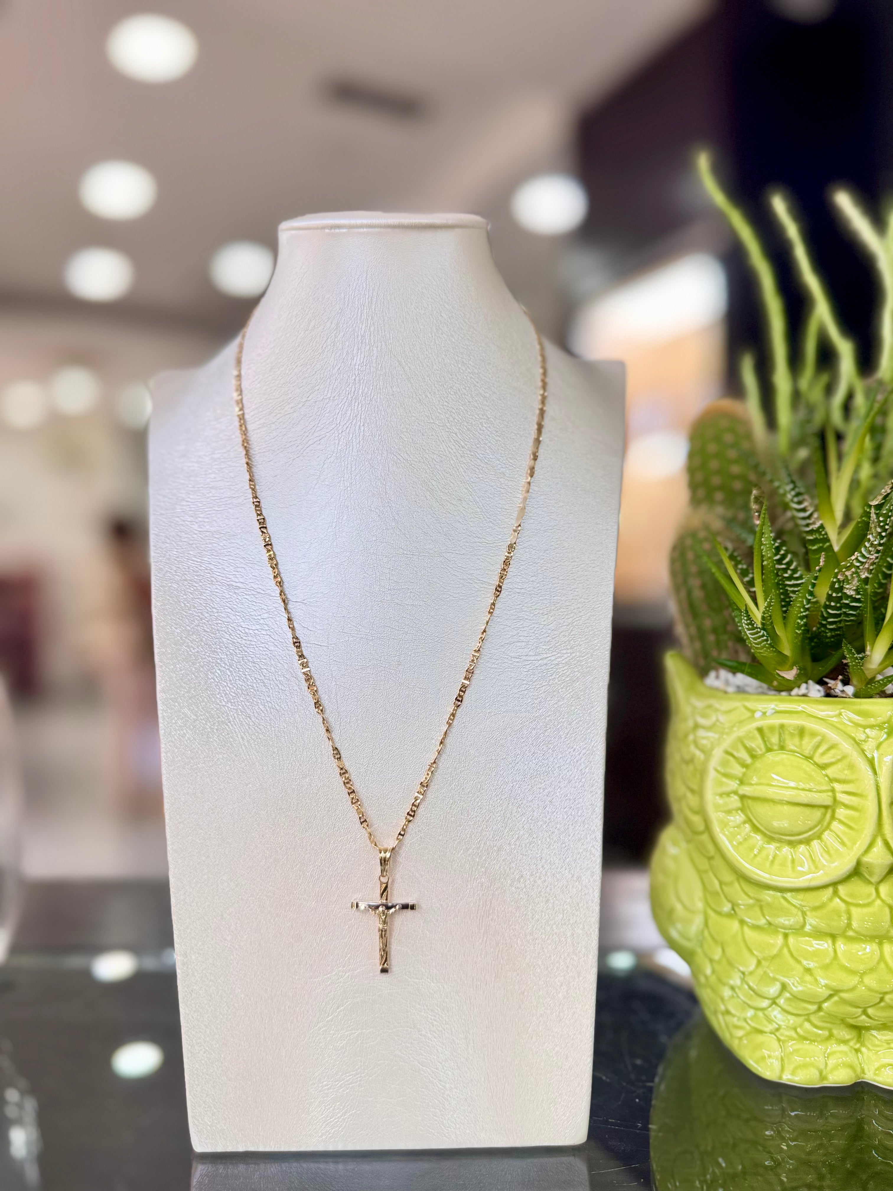 Collana Croce in Oro 18kt
