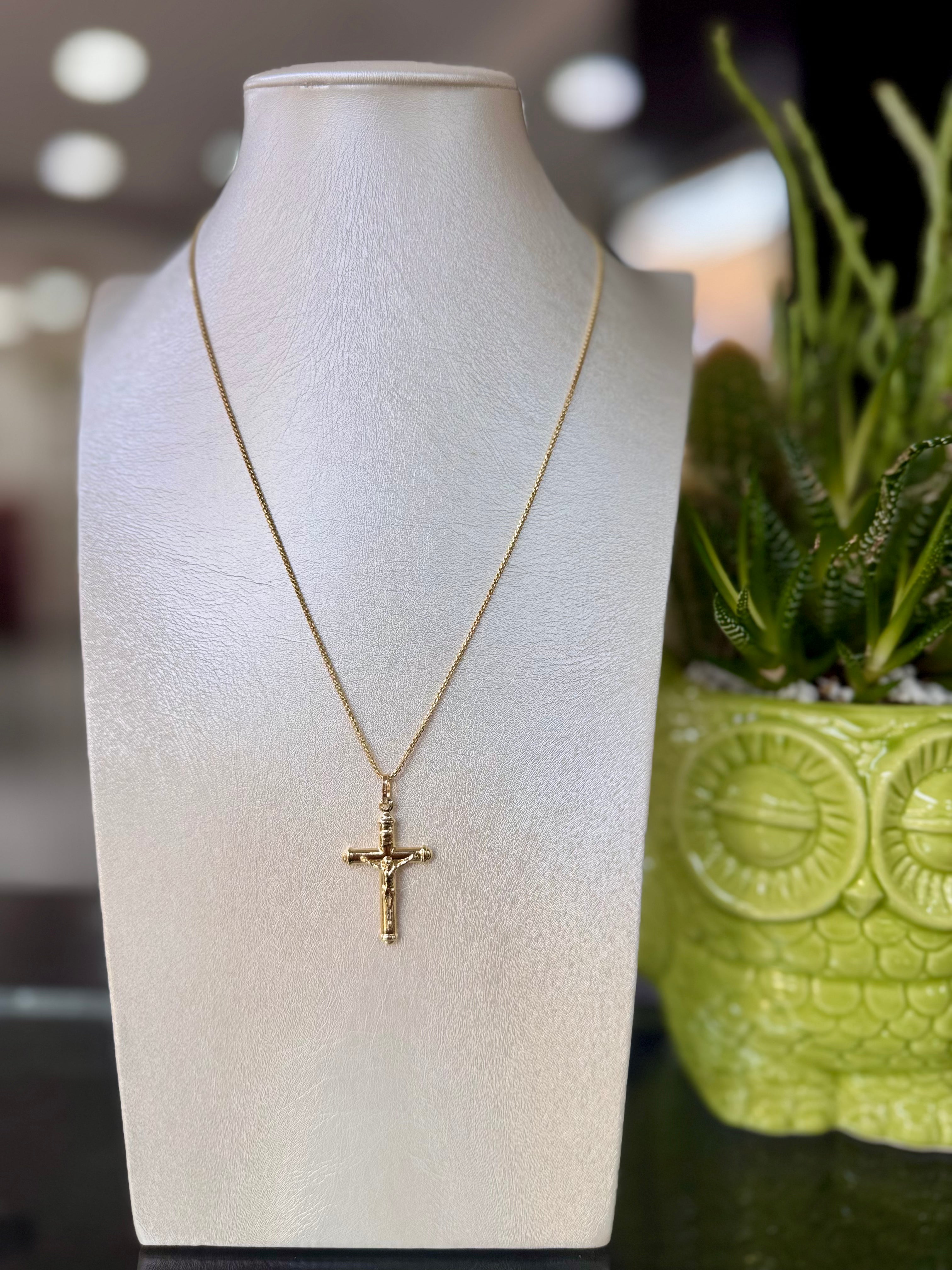 Collana Croce in Oro 18kt