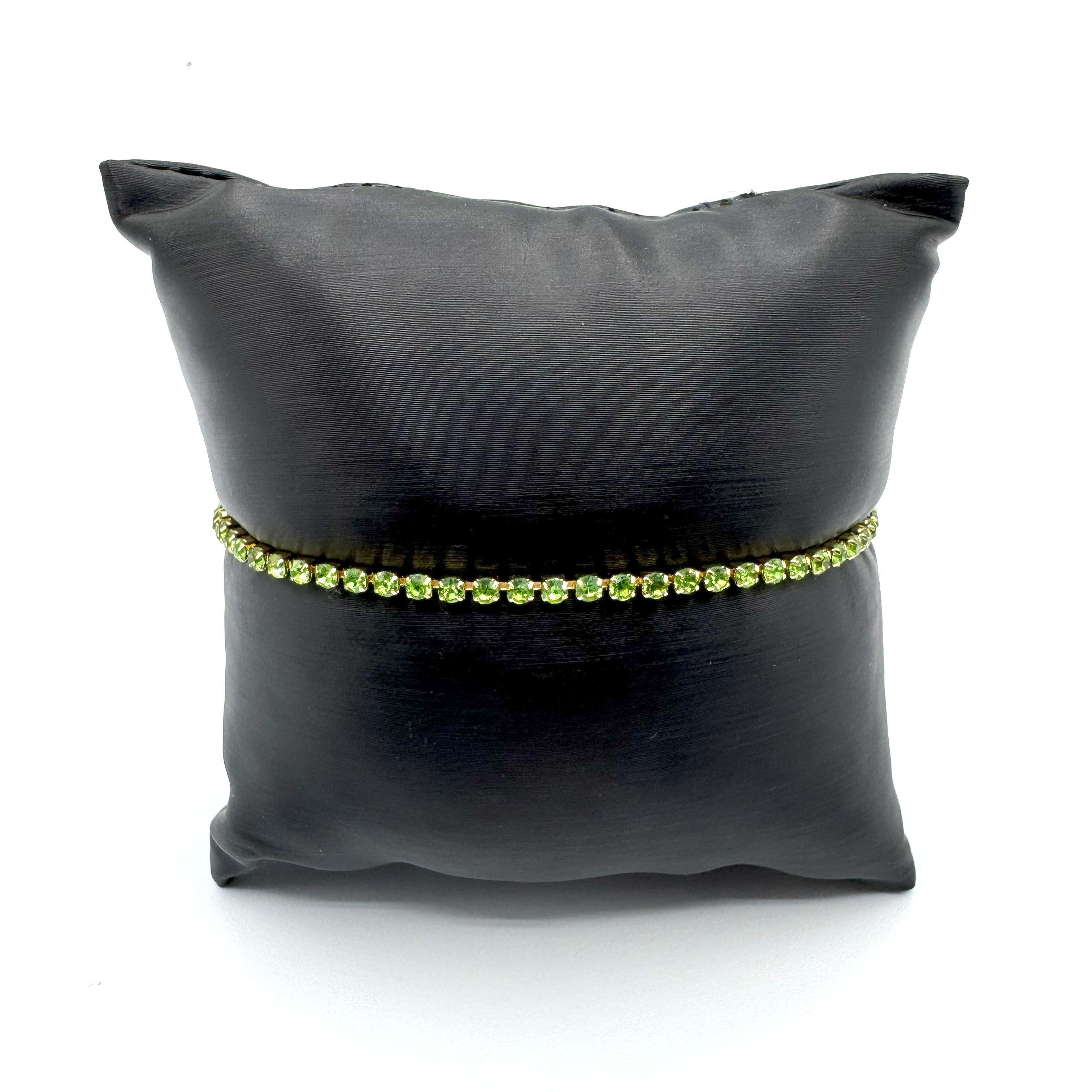 Bracciale In Acciaio Dorato Tennis Zirconato Art.AM087
