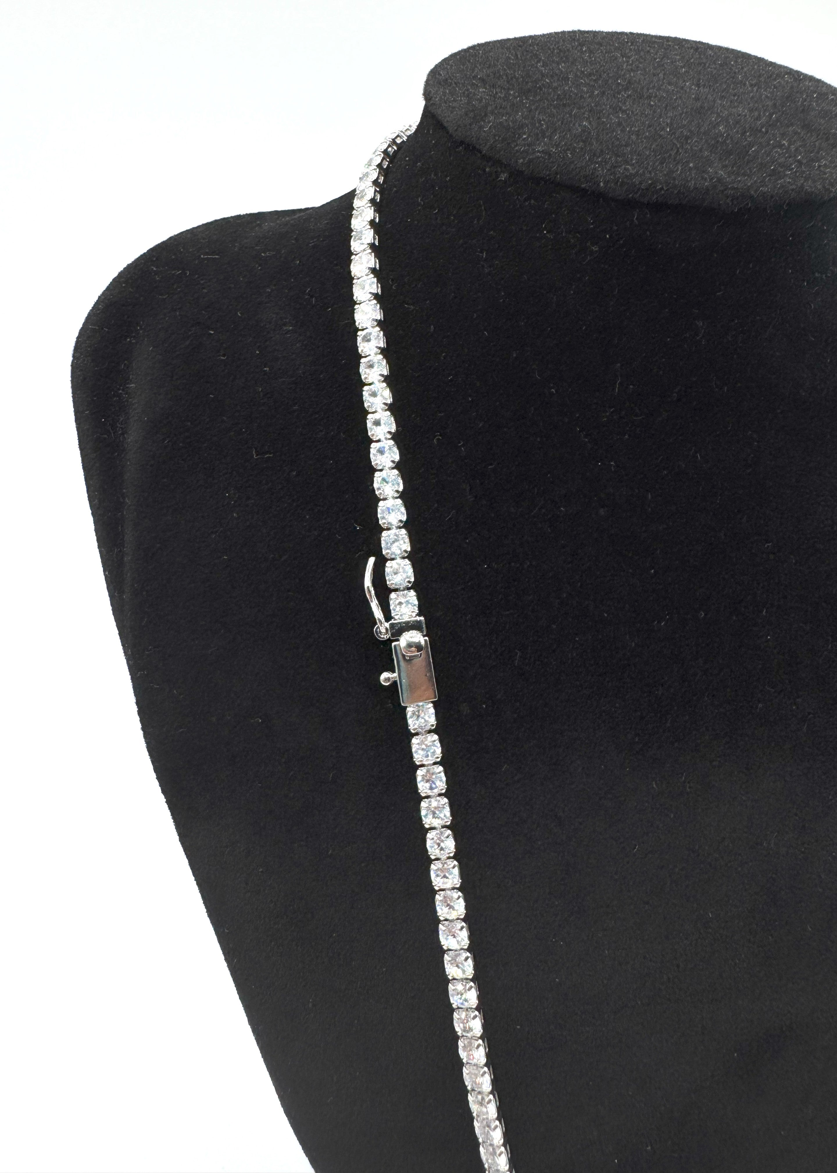 Collana Tennis In Acciaio Con Zirconi Art.AM341