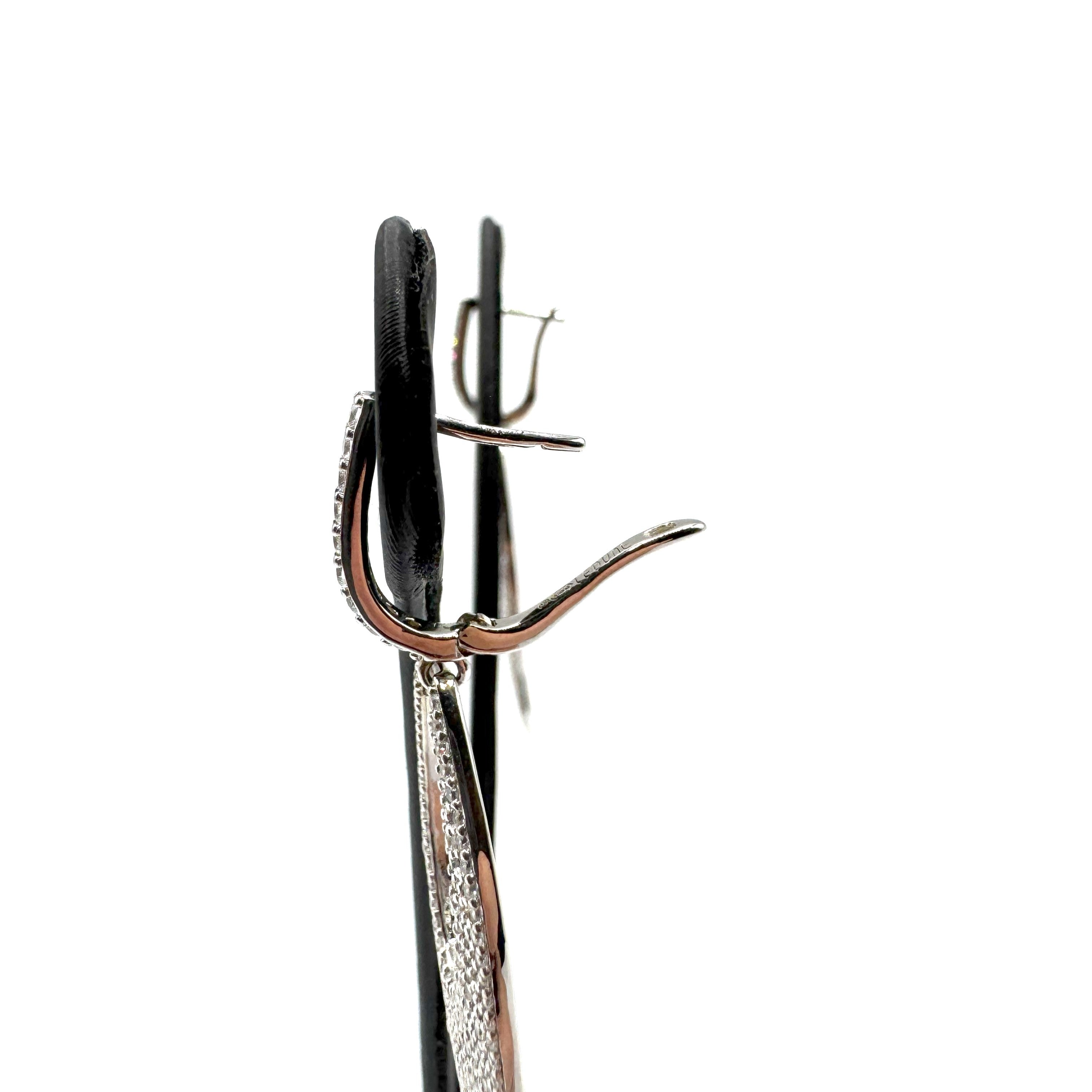 Orecchini Pendenti In Argento 925 Full Pietre Art.RRR0292