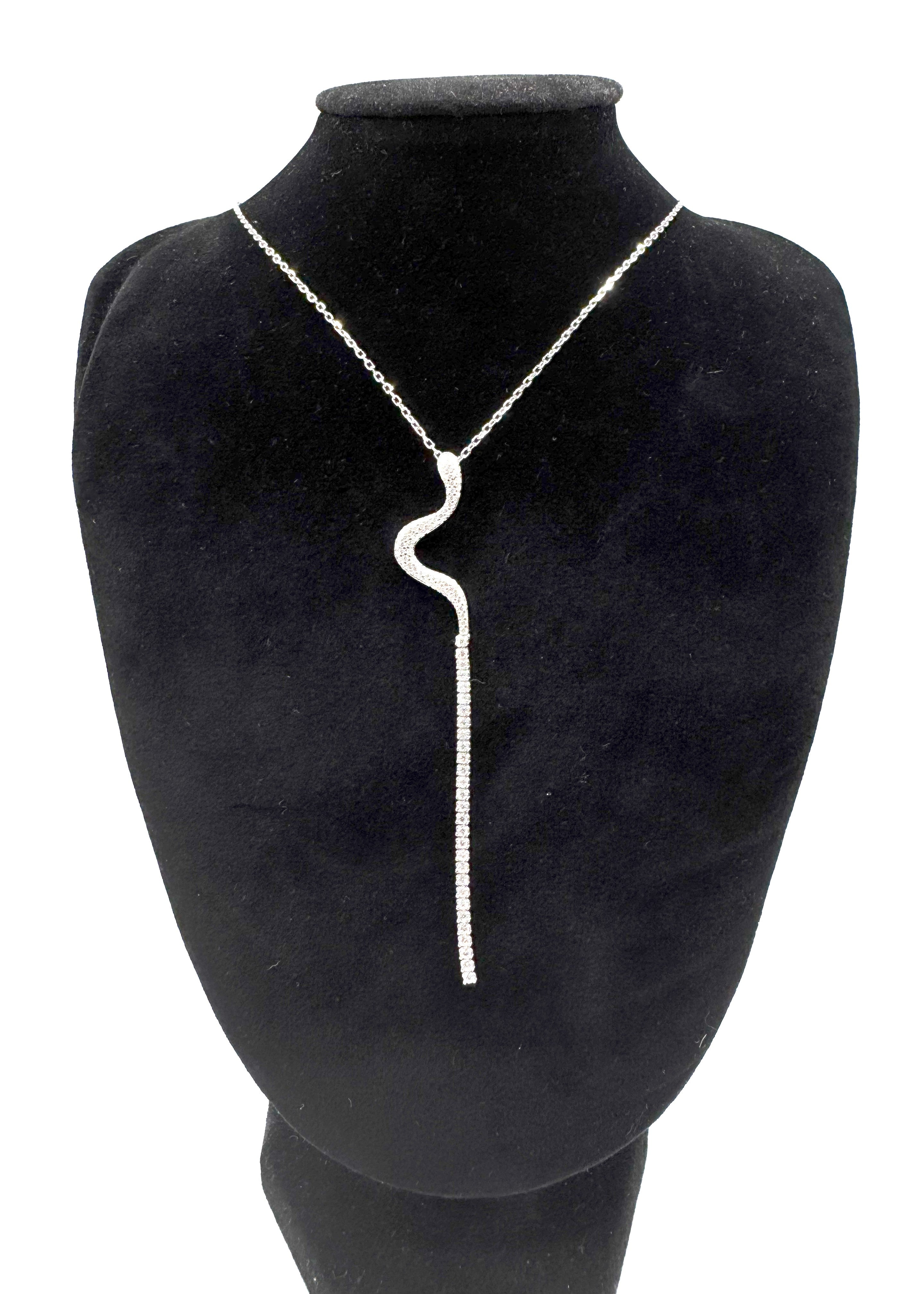 Collana In Argento 925 Con Pendente a Forma Di Serpente Art.PHC4323