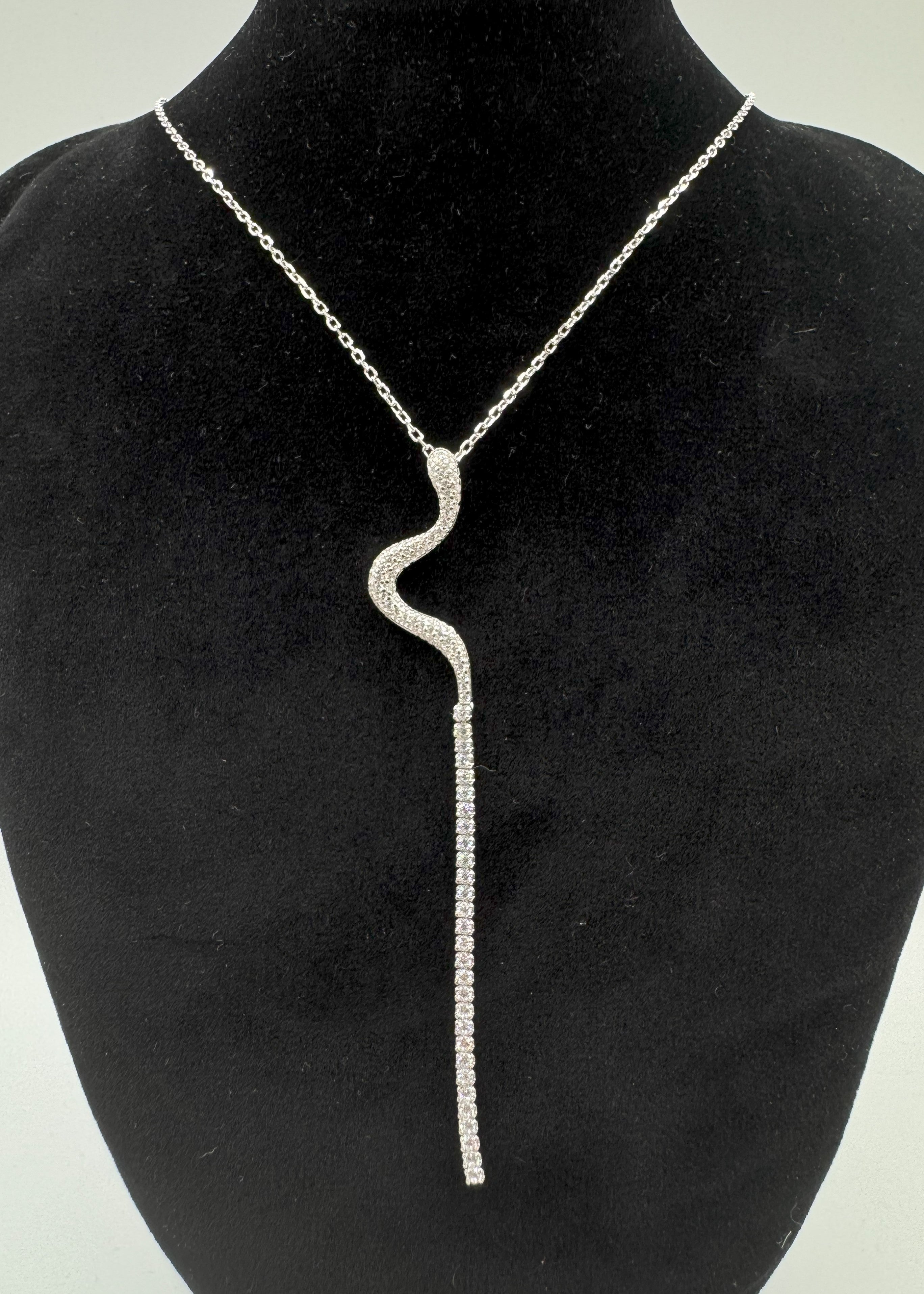 Collana In Argento 925 Con Pendente a Forma Di Serpente Art.PHC4323