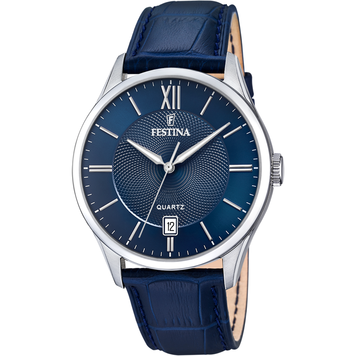 Orologio Festina F20426/2, blu, vista del quadrante e del bracciale
