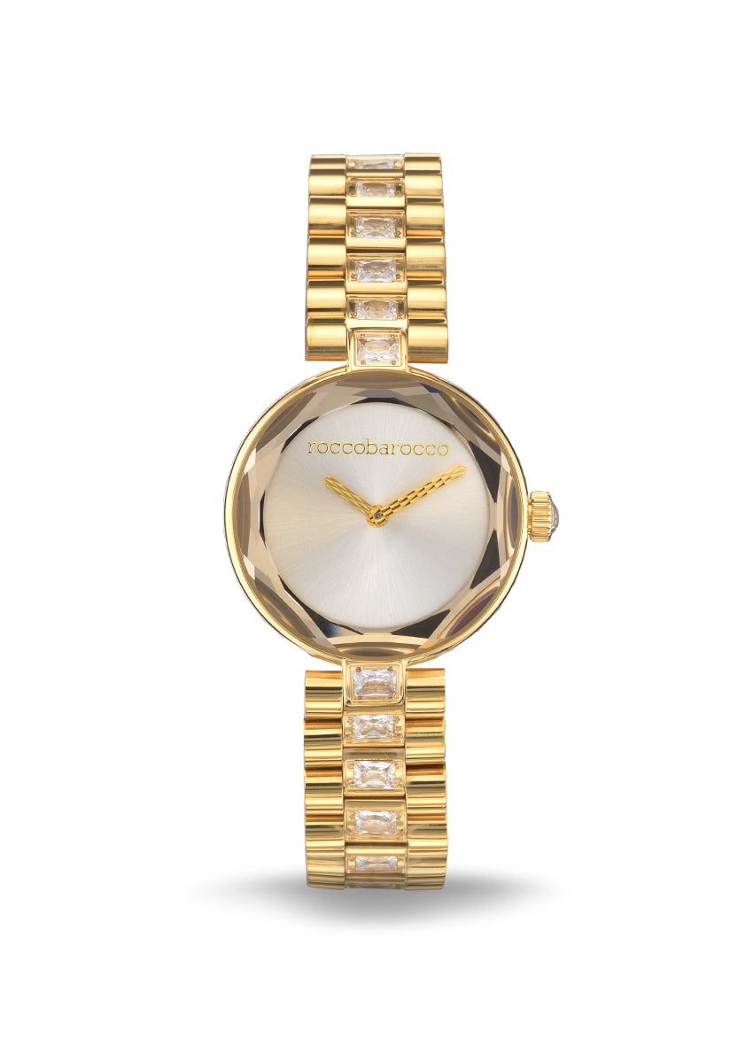 Orologio Roccobarocco Crystal Candy RB.4052L-04M, color oro