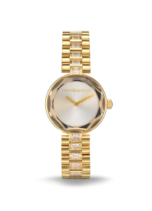 Orologio Roccobarocco Crystal Candy RB.4052L-04M, color oro