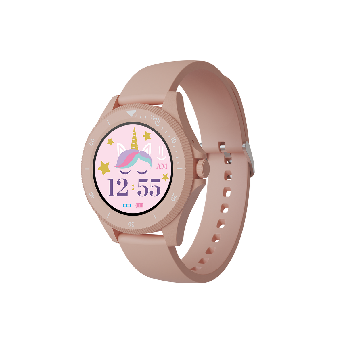 Smartwatch Techmade Trill TM-TRILL-PK, rosa, vista di cassa e cinturino