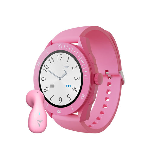 Smartwatch Techmade Young TM-YOUNG-PK, rosa, vista di cassa e cinturino