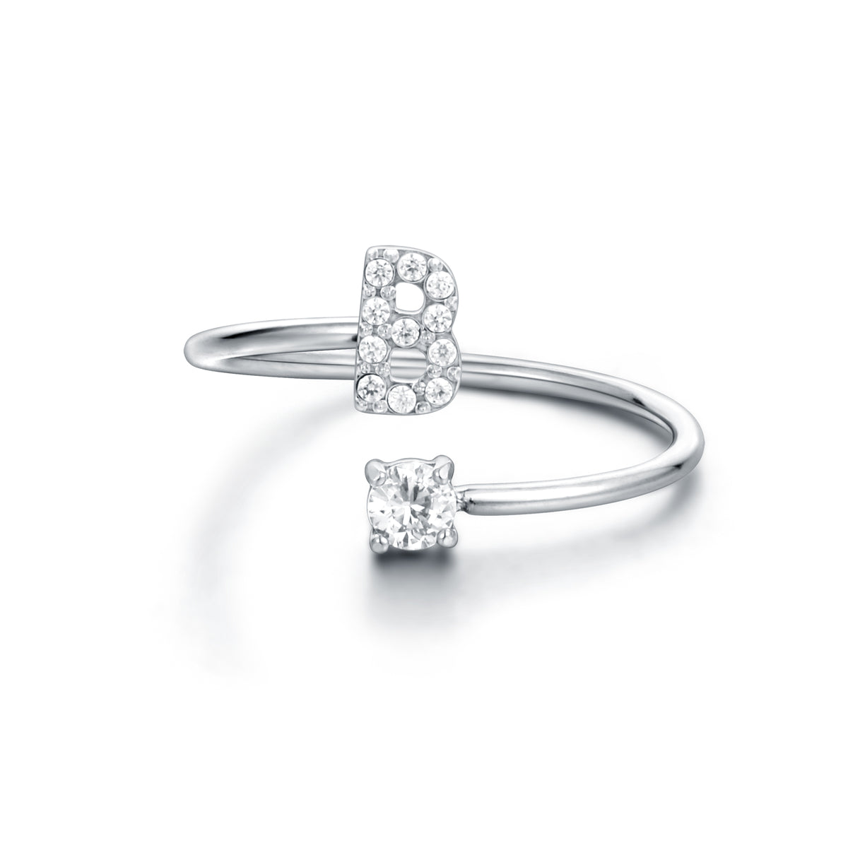 Personal Cristalli – Anello lettera con cristalli