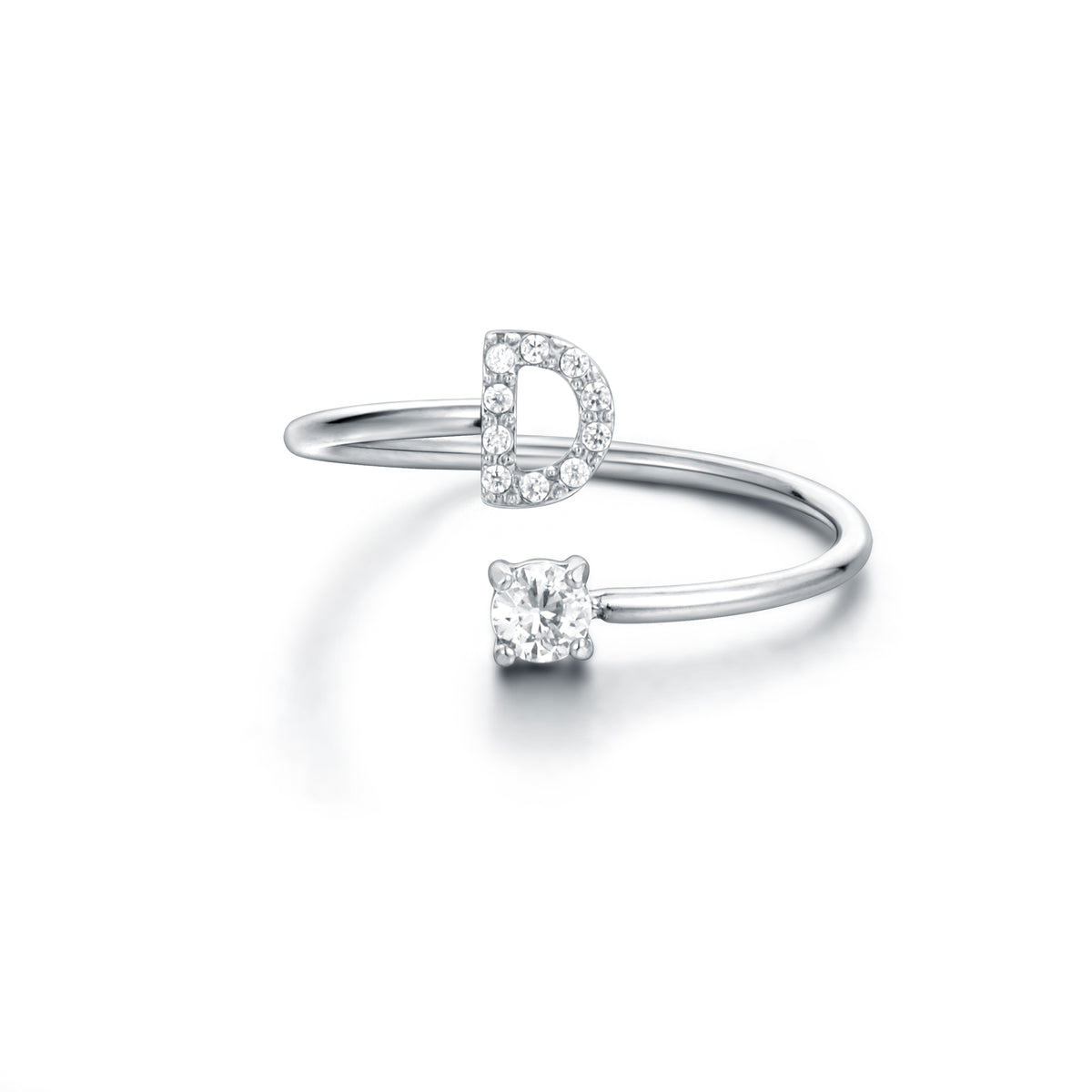 Personal Cristalli – Anello lettera con cristalli