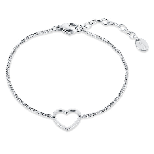Pure Love – Bracciale cuore piccolo vuoto
