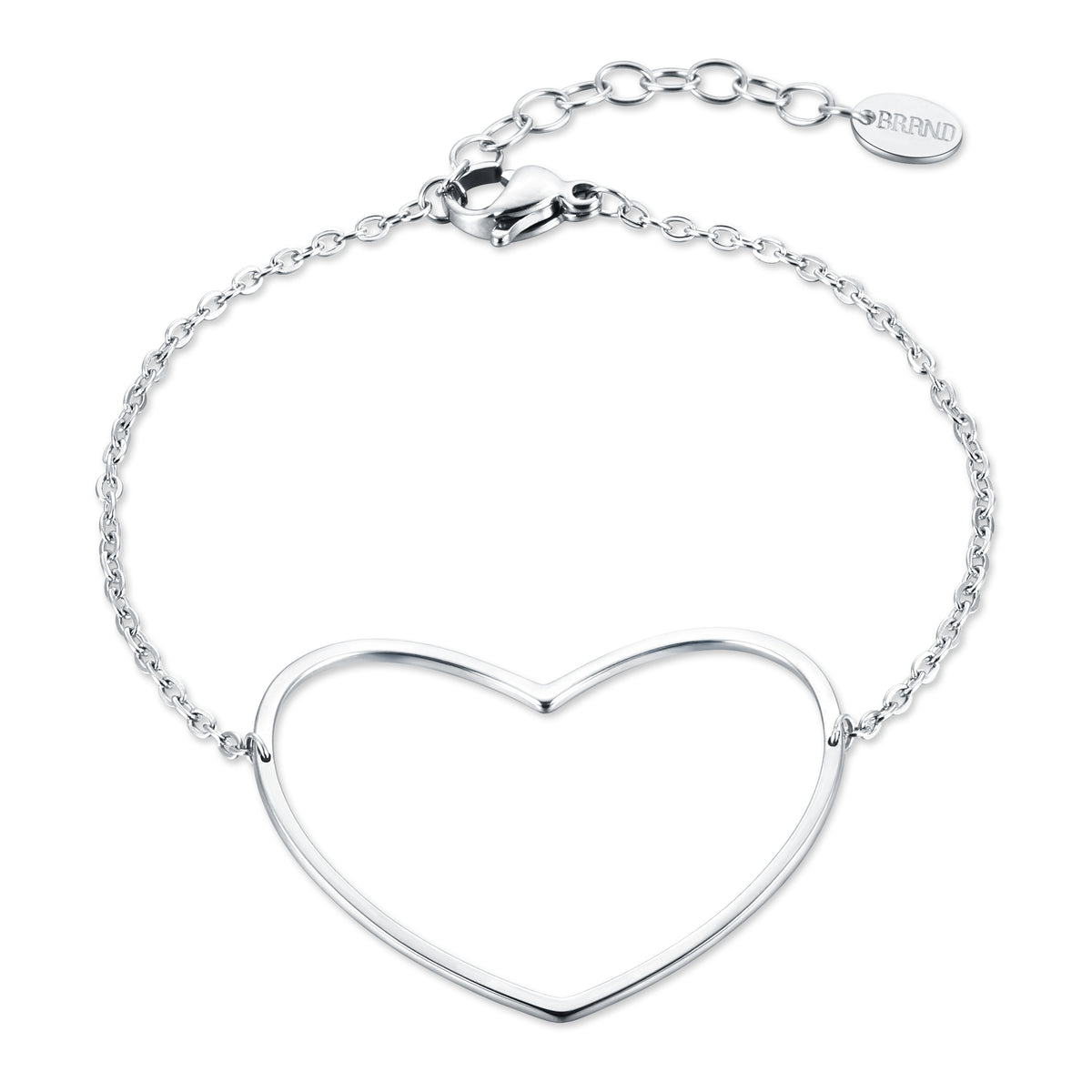 Pure Love – Bracciale cuore grande vuoto