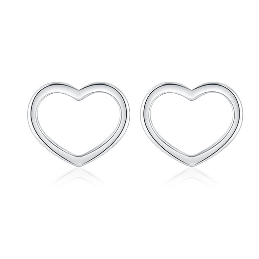 Pure Love – Orecchini cuore grande vuoto