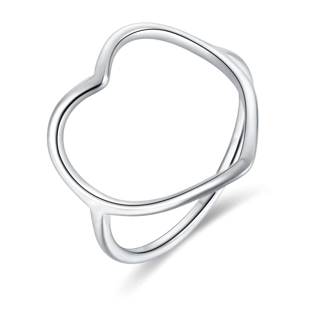 Pure Love – Anello cuore grande vuoto