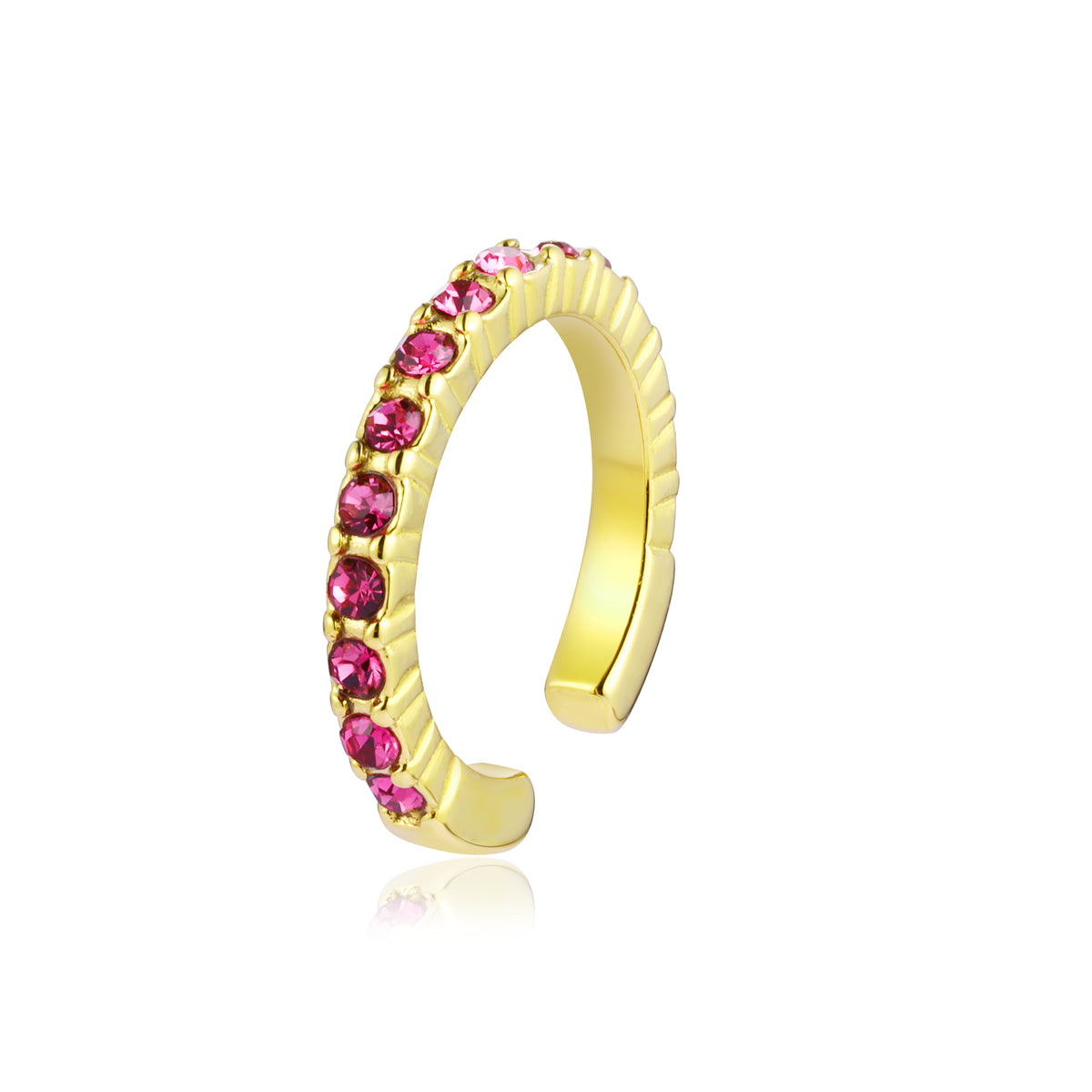 Princess – Earcuff con cristalli – Viola
