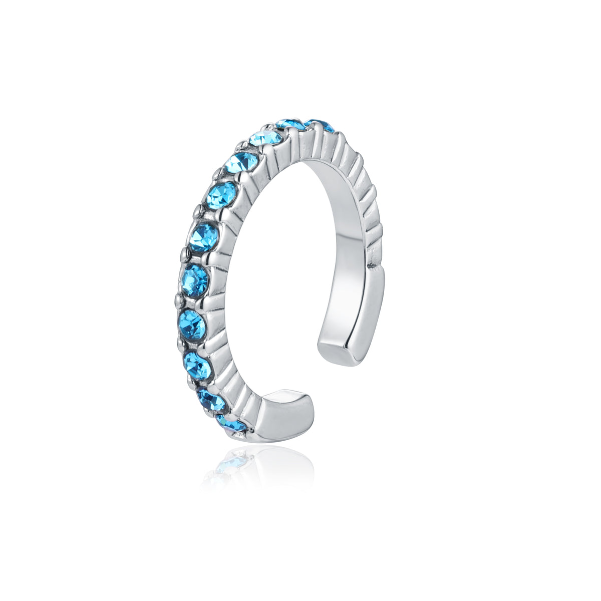 Princess – Earcuff con cristalli – Turchese