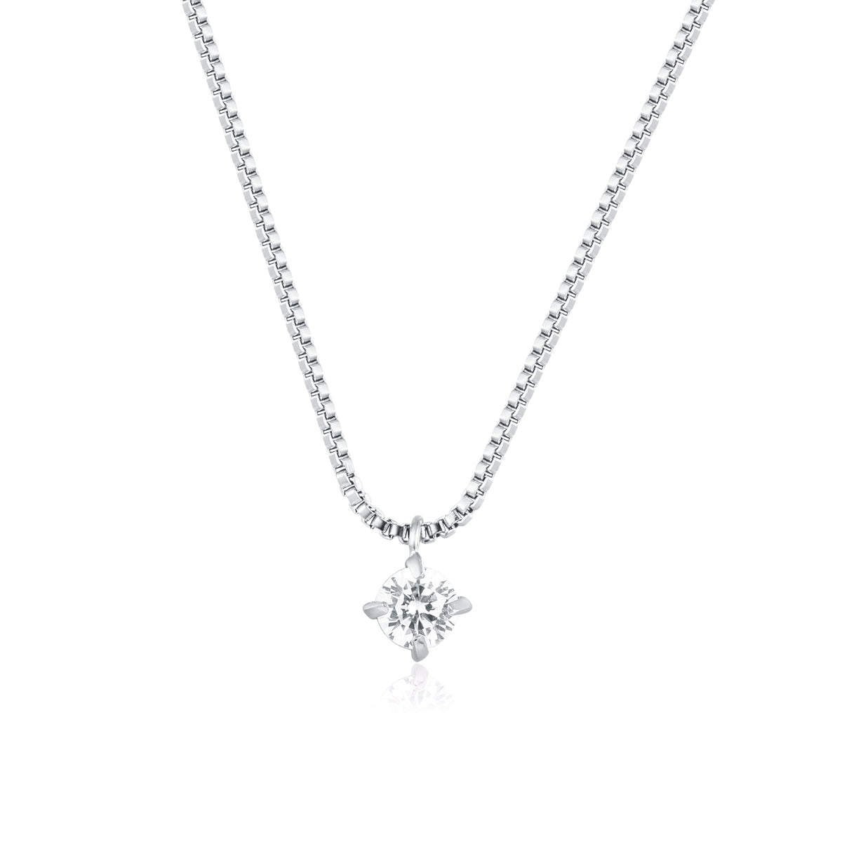 Icon – Collana con punto luce – 4 mm