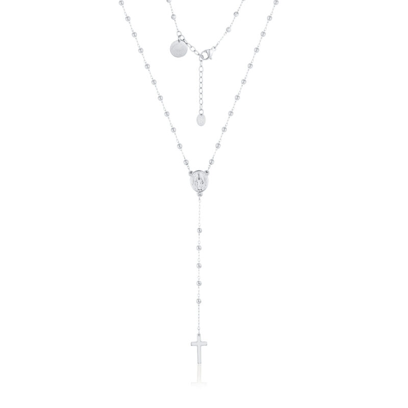 Faith – Collana rosario – Acciaio