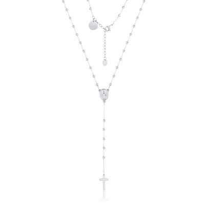 Faith – Collana rosario – Acciaio