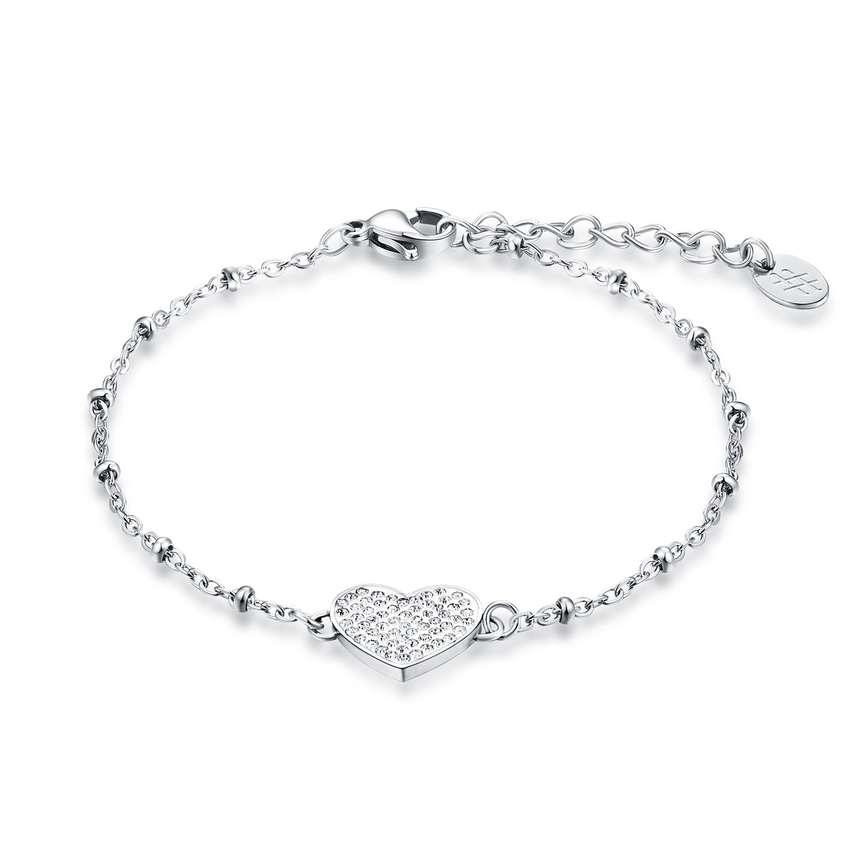 Shine – Bracciale con cristalli – Cuore