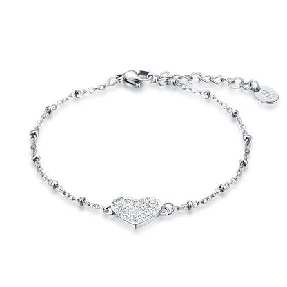 Shine – Bracciale con cristalli – Cuore