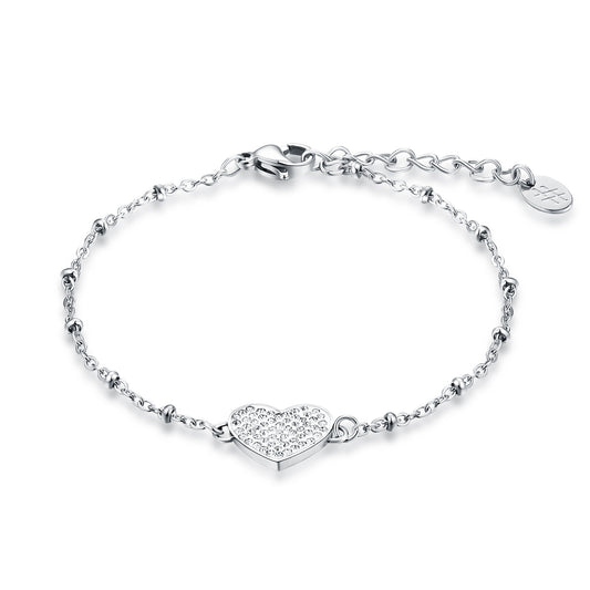 Shine – Bracciale con cristalli – Cuore