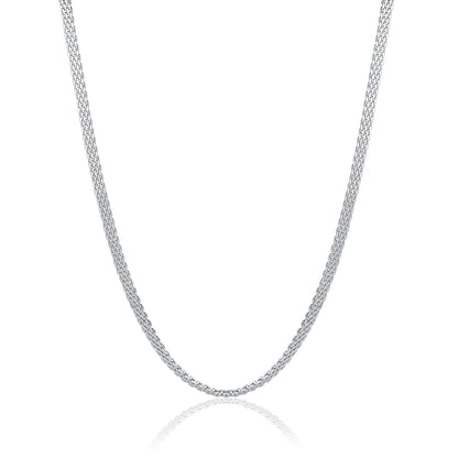 Poison – Collana catena mesh – Acciaio
