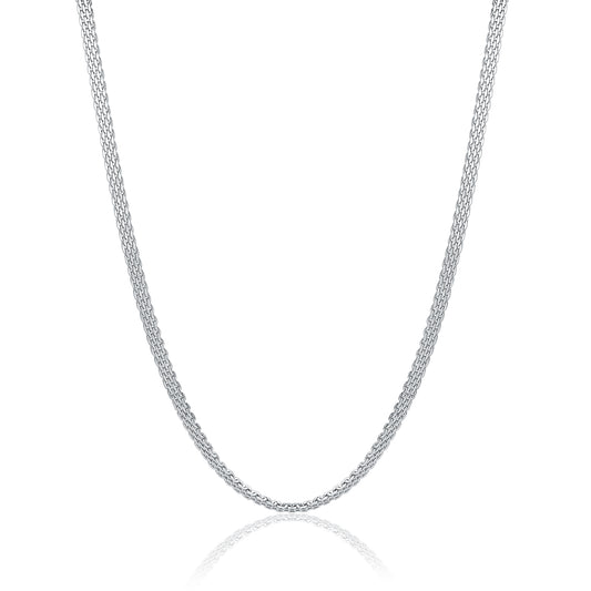Poison – Collana catena mesh – Acciaio