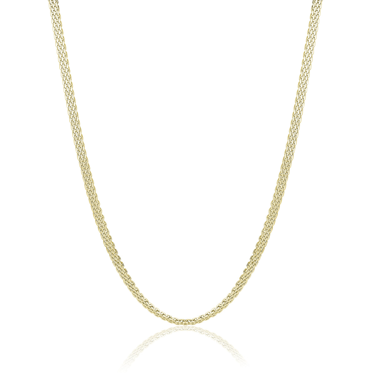 Poison – Collana catena mesh – Oro