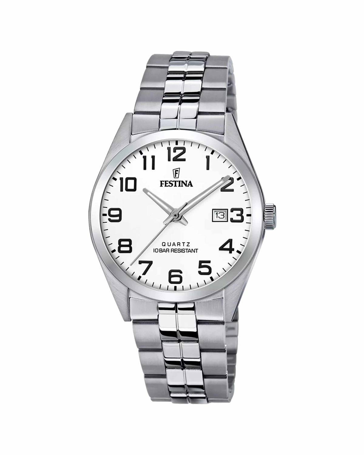 Orologio Festina F20437/1 con quadrante bianco, vista frontale
