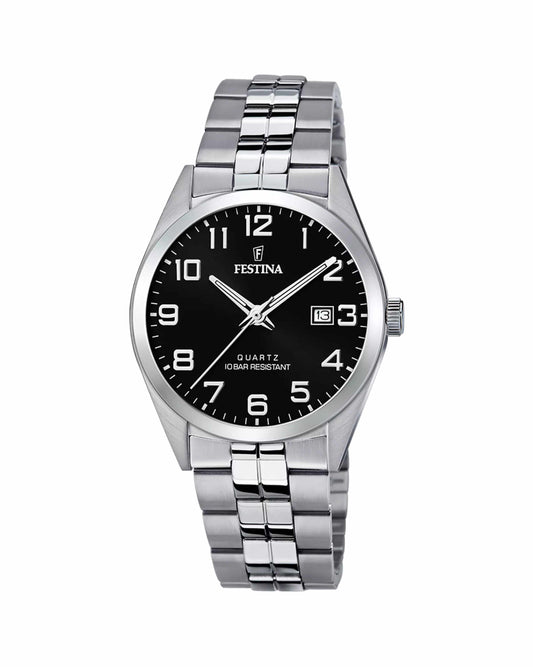 Classics – Orologio da uomo con quadrante nero