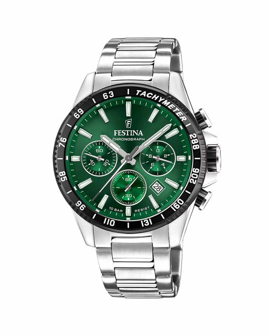 Timeless Chronograph – Orologio cronografo verde