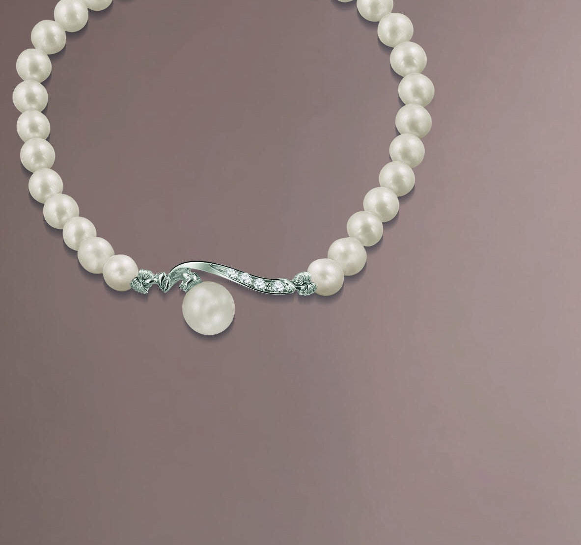Osaka BR-DIAMOND 007: dettaglio originale del produttore, raccordo centrale e perla pendente