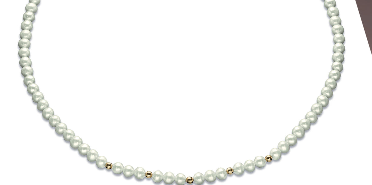 Osaka CL-ELEGANT 006: dettaglio originale del produttore, filo di perle con dettaglio centrale discreto