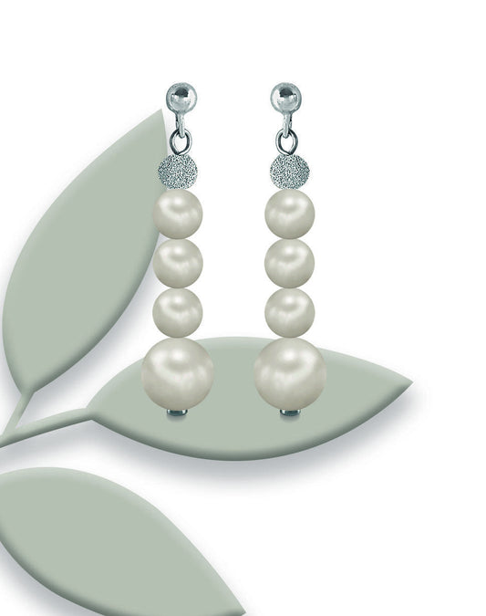 Osaka OR-ELEGANT 001: dettaglio originale del produttore, pendenti con perle e dettaglio rotondo